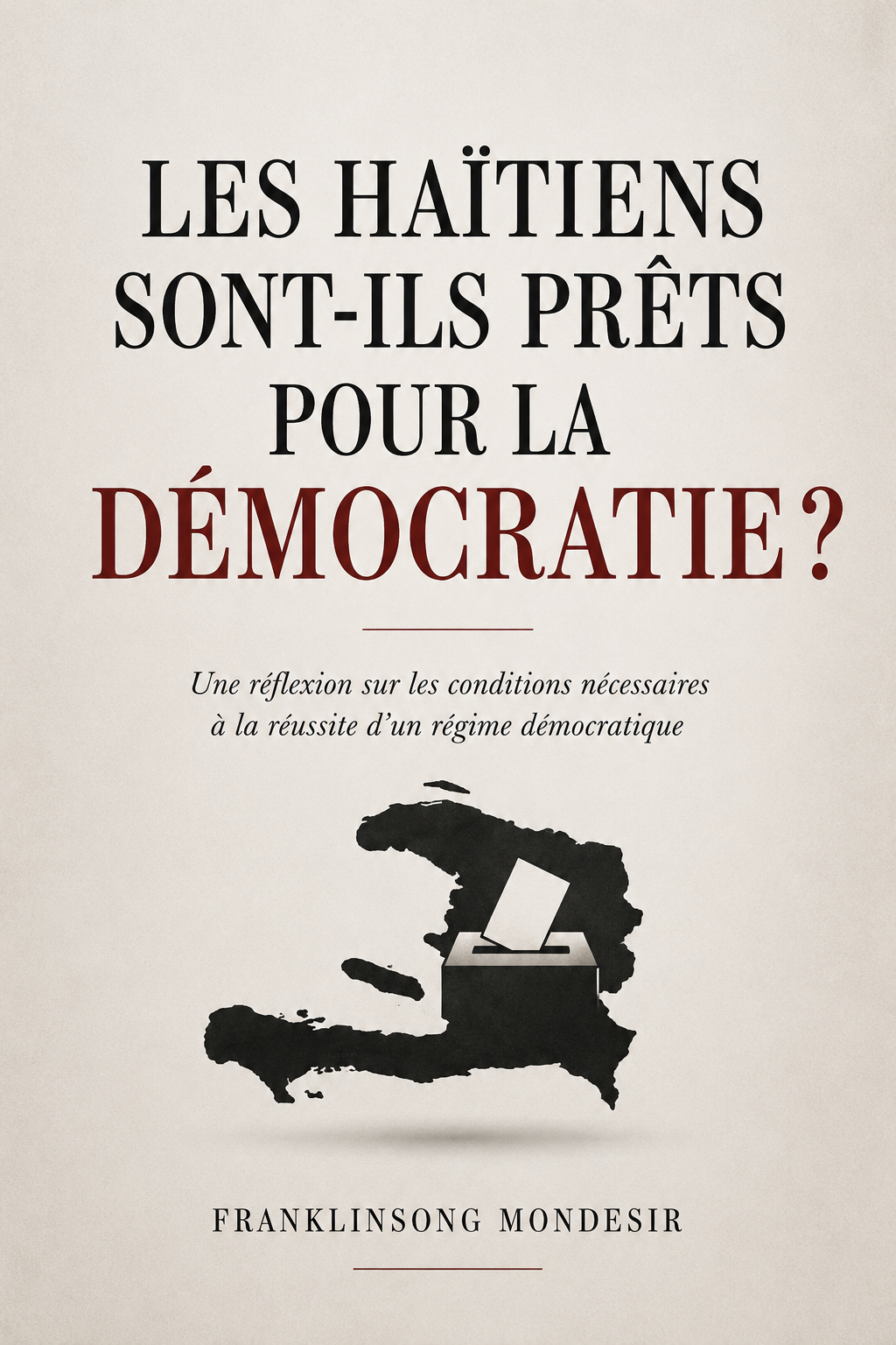 LES HAÏTIENS SONT-ILS PRÊTS POUR LA DÉMOCRATIE ?